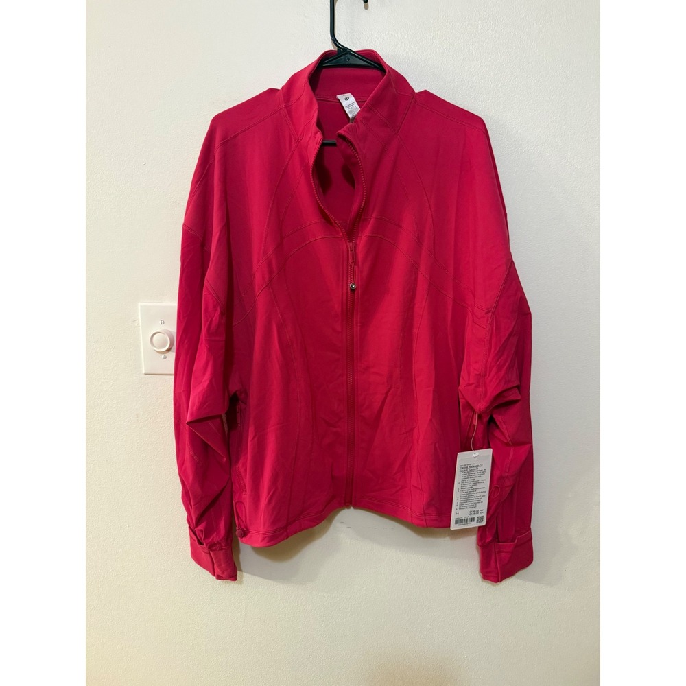 Lululemon Define Relaxed Fit Jacket Luon Passionate Pink Size 14 NWT $148 MSRP